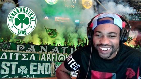 AMERICAN REACTS TO PANATHINAIKOS ULTRAS GATE 13 BEST MOMENTS YouTube