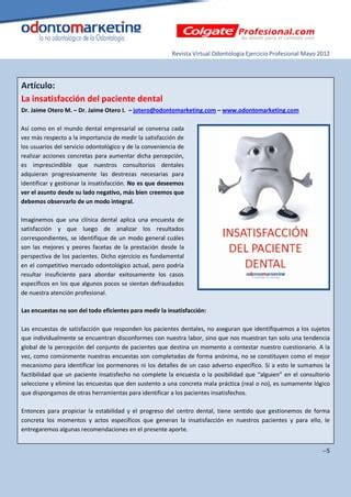 Revista De Marketing Dental Y Gesti PDF