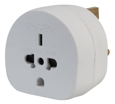 European USA AUS 2 Pin To UK 3 Pin Plug Adaptor Euro EU Schuko