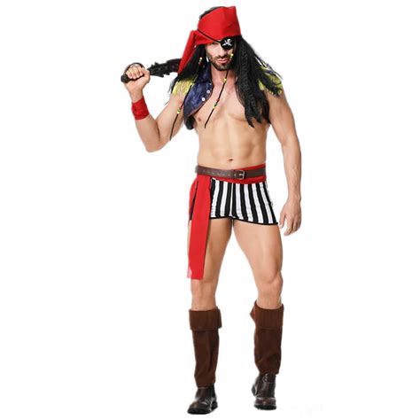 Disfraz De Pirata Para Hombre Traje Sexy De Capit N Pirata Para Fiesta