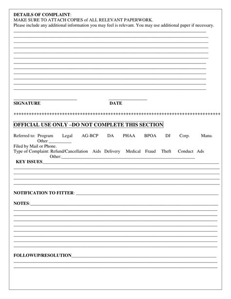 Pennsylvania Hearing Aid Program Consumer Complaint Form Fill Out