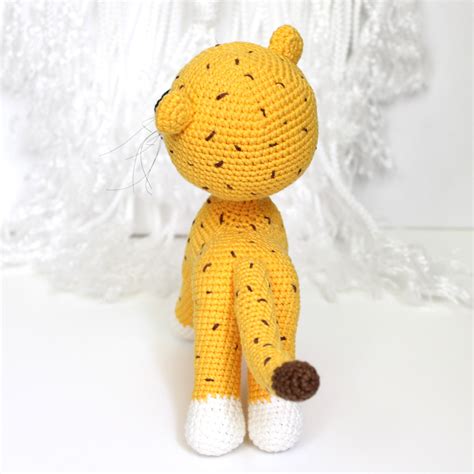 Cheetah Crochet Pattern Amigurumi Cheetah Toy Pattern Pdf In Etsy