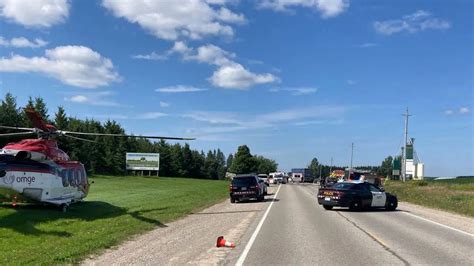 Tractor Trailer Involved In 7 Vehicle Collision In Melancthon Fm101 Orangeville Today