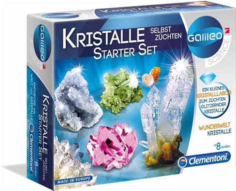 Clementoni Galileo Kristalle Selbst Z Chten Starter Set Kaufen