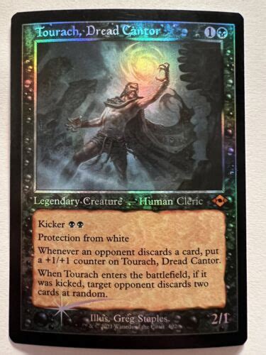 Tourach Dread Cantor FOIL RETRO FRAME MTG Modern Horizons 2 LP