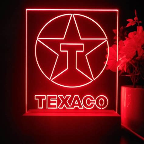 Texaco Logo LED Desk Light