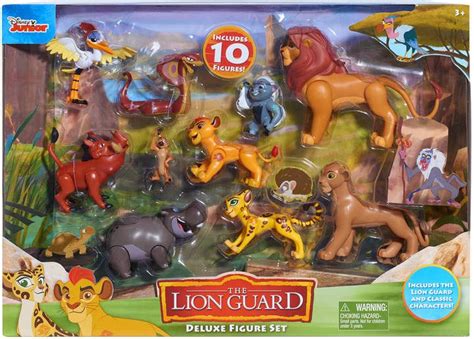 Disney S Lion Guard Deluxe Figure Set Lion King Toys Disney Lion