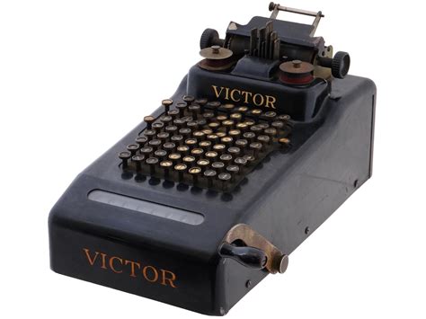 At Auction Antique American Victor Burroughs Adding Machine