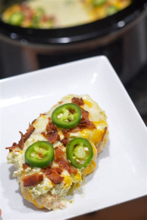 Slow Cooker Jalapeno Popper Chicken Mommy S Fabulous Finds