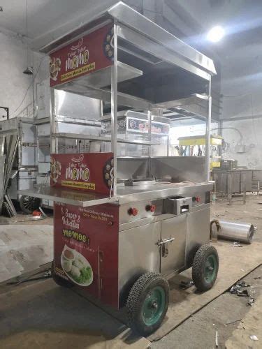 Stainless Steel Momos Food Cart Load Capacity 100 Kg At Rs 42000 In New Delhi