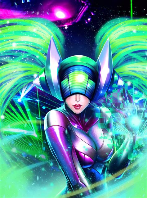 Dj Sona fan art by K-artss on DeviantArt