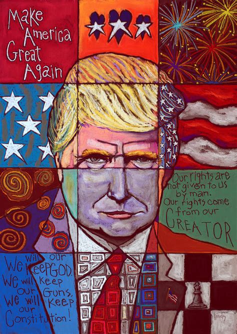 Donald Trump Collage Painting By David Hinds Pixels