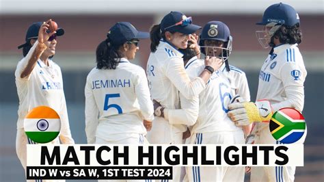 India Women Vs England Women 1st Test Day 3 Highlights 2023 Indw Vs