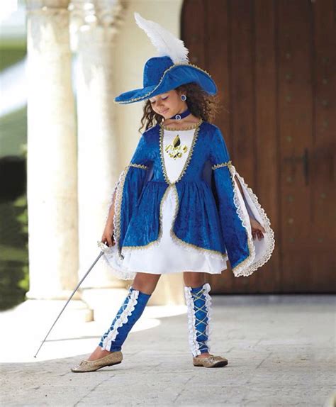 Girl Musketeer Costume Fantasias Infantis Fantasias Para Crianças