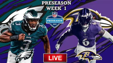 Eagles Vs Ravens Live Stream Reactions Preseason Week Youtube