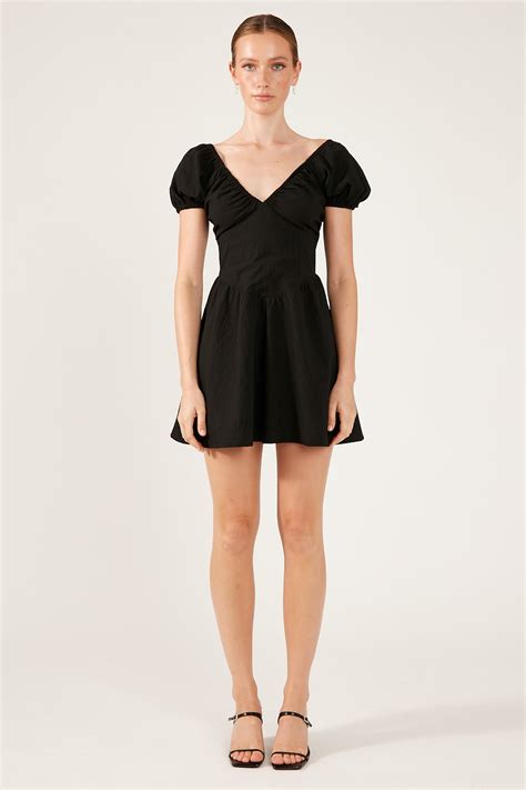 Perfect Stranger Juliette Mini Dress Black