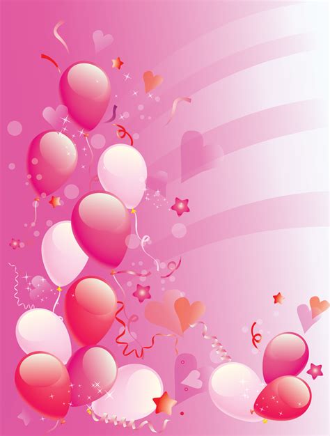 Pink Birthday Background