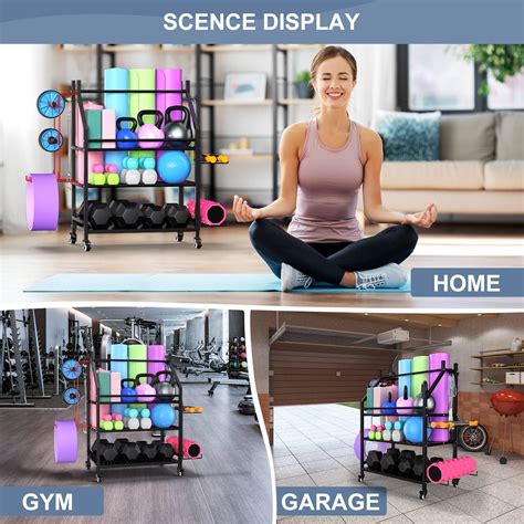 Buy Yoga Mat Storage Racks Home Gym Storage Rack For Dumbbells