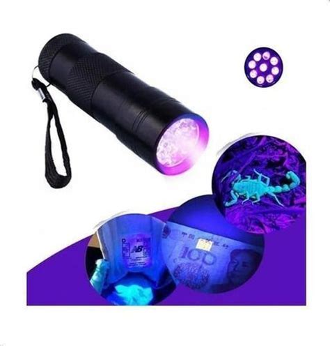 Lanterna Led Potente Luz Ultravioleta Negra Uv T Escorpi O Luatek