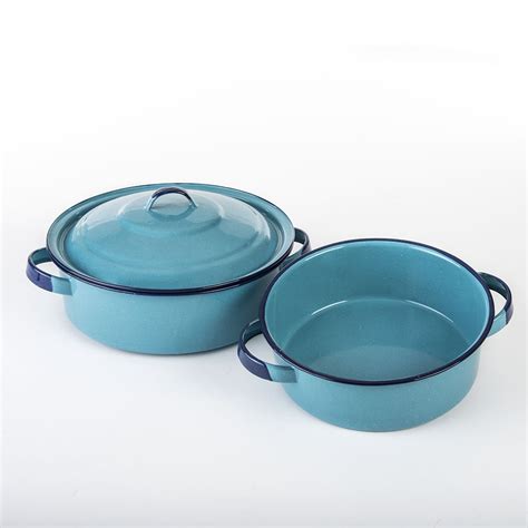 Batería de Cocina Cinsa 10 piezas Peltre Línea Clásica Quetzal Azul