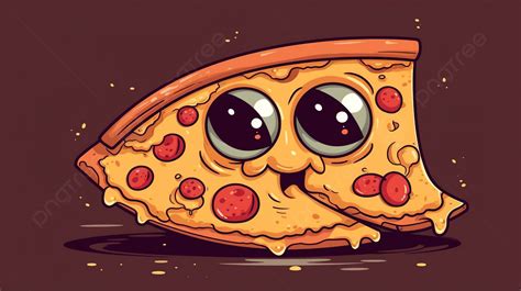 Cartoon Pizza Face