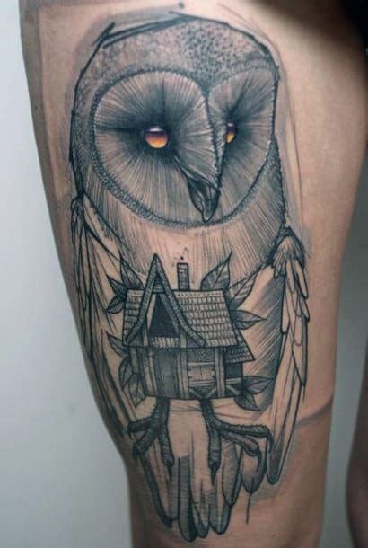 60 Barn Owl Tattoo Designs for Men [2023 Inspiration Guide]