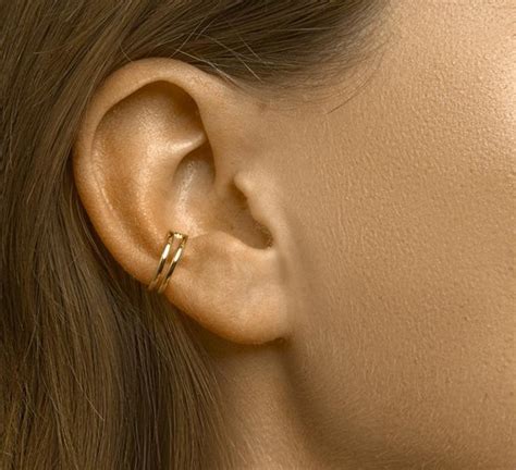 Glams Earcuff Zilver Mm Goudkleurig Bol