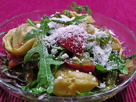 Tortellinisalat Mit Rucola Wei En Bohnen Und Tomaten Von Stefani