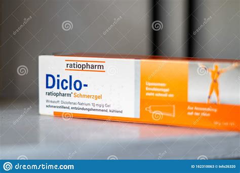 Diclo Ratiopharm Anti Inflammatory Gel Editorial Stock Photo Image Of