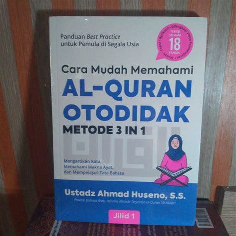 Jual Buku Cara Mudah Memahami Al Quran Otodidak Metode 3 In 1 Jakarta