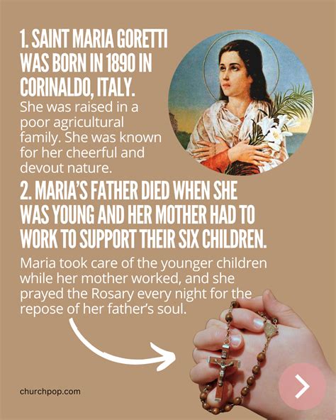 7 Things To Know About The Beautiful Saint Maria Goretti Model Of