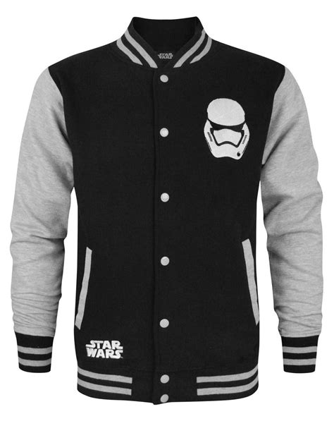 Star Wars Force Awakens First Order Stormtrooper Mens Varsity Jacket