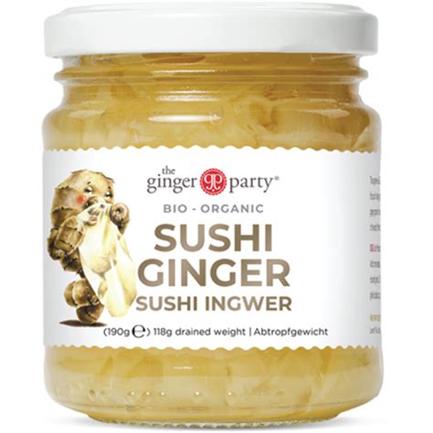 The Ginger People Organic Pickled Sushi Ginger Ingemaakte Gember G