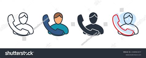 Call Icon Logo Vector Illustration Call Stock Vector (Royalty Free) 2188963477 | Shutterstock