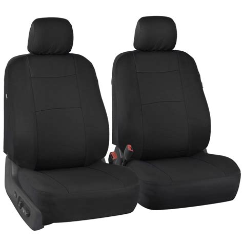 Full Set Black Seat Covers for Car Auto SUV Polyester Cloth w/ Rubber Floor Mats | eBay