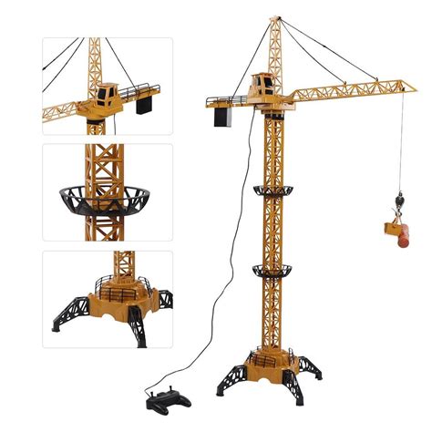 Cergrey Rc Tower Crane Tower Crane 120 4 Channel Wired Simulation