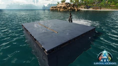 ARK Survival Ascended Raft Base Building How To Build Bases On Rafts