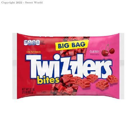 034000561667 - TWIZZLERS Bites Cherry Flavored Chewy Candy, Bulk Low ...