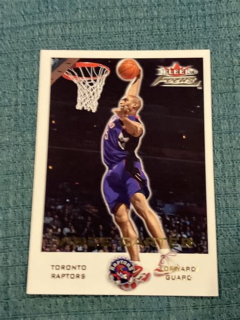 2000 01 Fleer Focus Vince Carter Toronto Raptors Basketball Card 1 EBay