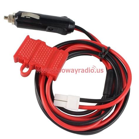 V Dc Power Cord Cable Cigarette Lighter Plug For Kenwood Tm