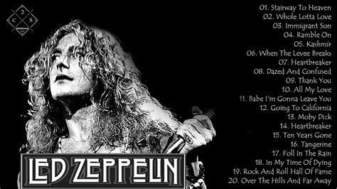 Led Zeppelin Greatest Hits Tracklist 2021 Slow Rock Songs Collection