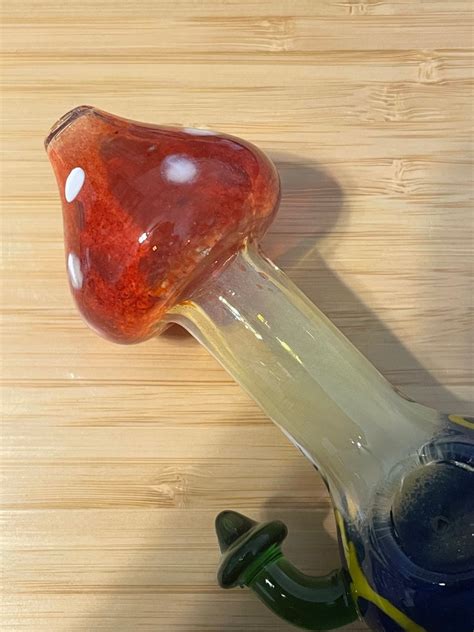 Pipe Mushroom Pipe Glass Pipes Hand Pipe Mushroom Etsy