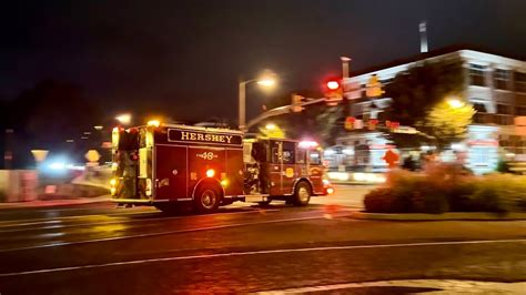 Hershey Fire Engine 48 Responding Youtube