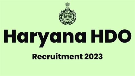 Hpsc Hdo Recruitment 2023 Notification Out Agri Books