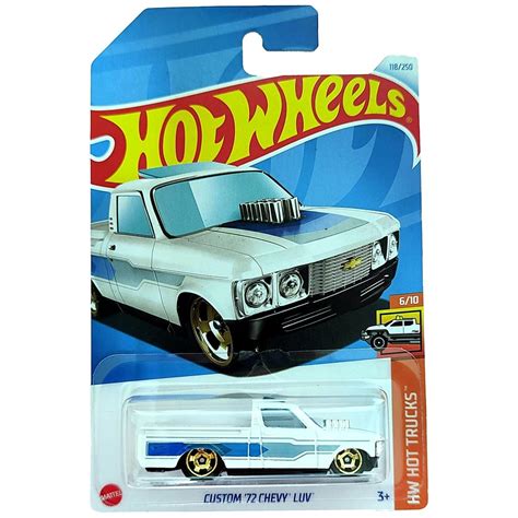 Hot Wheels Básico Mattel HW Hot Trucks Custom 72 Chevy Luv Lote N 2024 Shopee Brasil