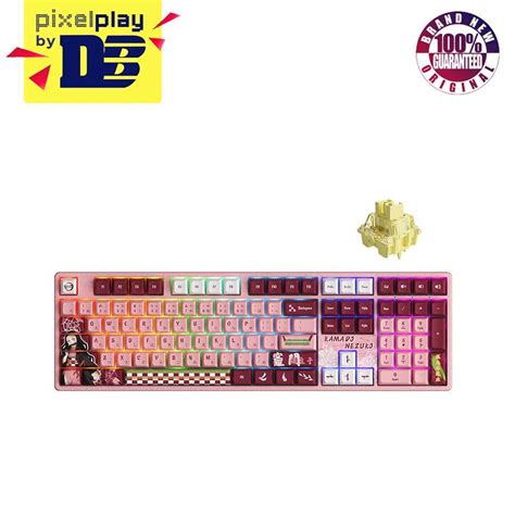 Akko Demon Slayer Nezuko B Plus Multi Modes RGB Hot Swappable Mechanical Keyboard Akko V