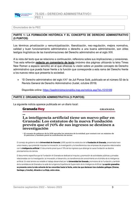 73 525 PEC 1 2022 Enunciado pec1 1ºsemestre 2022 2023 73 DERECHO