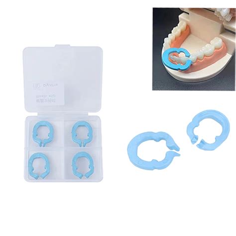 Pcs Dental Resin Clamping Ring Separator Ring Dental Rubber Dam Clamp