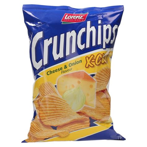 Crunchips X Cut Krompirjev Ips Z Okusom Sira In Ebule