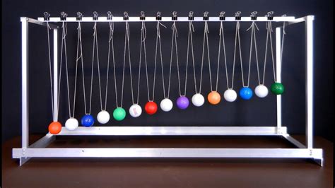 Mesmerizing DIY pendulum wave machine